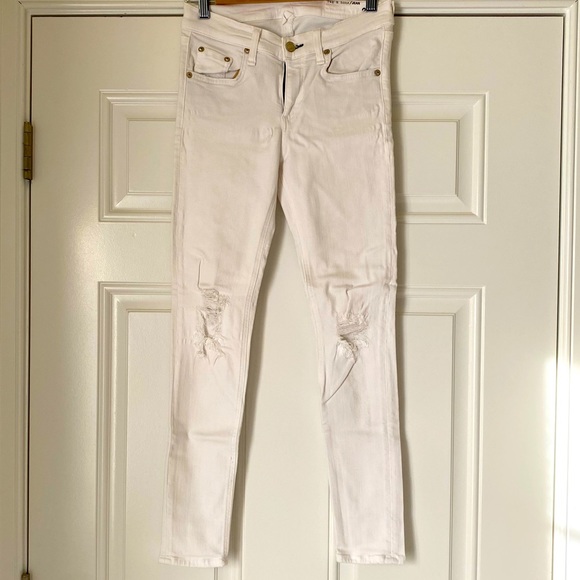 Rag & Bone - White Stretchy Jeans - Picture 1 of 6
